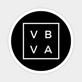 VBVA Virginia Beach Virginia Design by CoVA Tennis Magnet